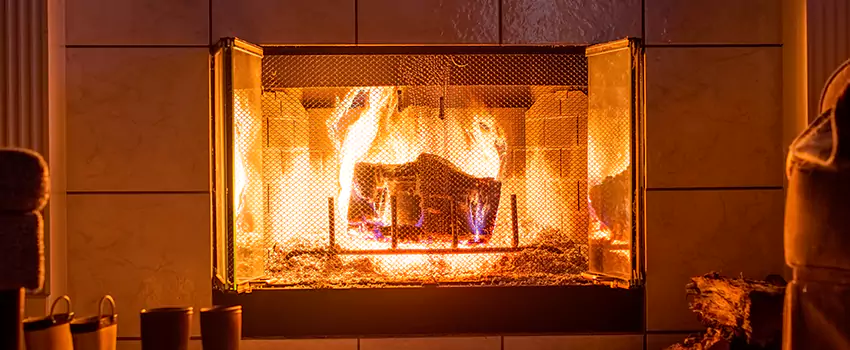 Mendota Hearth Landscape Fireplace Installation in Easley, South Carolina