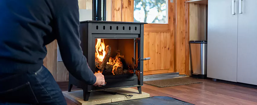 Open Hearth Wood Fireplace Installation in Easley, SC
